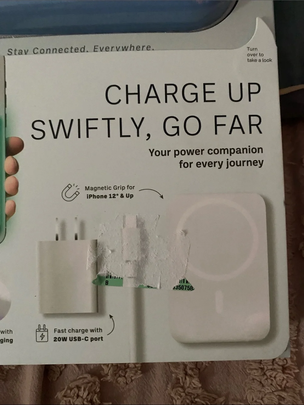 MVMT Light Blue 4-Piece Power Bank Bundle